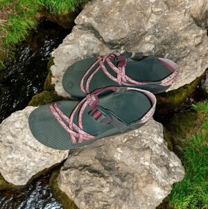 Chaco Women's ZCLOUD X Sandals Pink & Gray Size 9 In Original Box